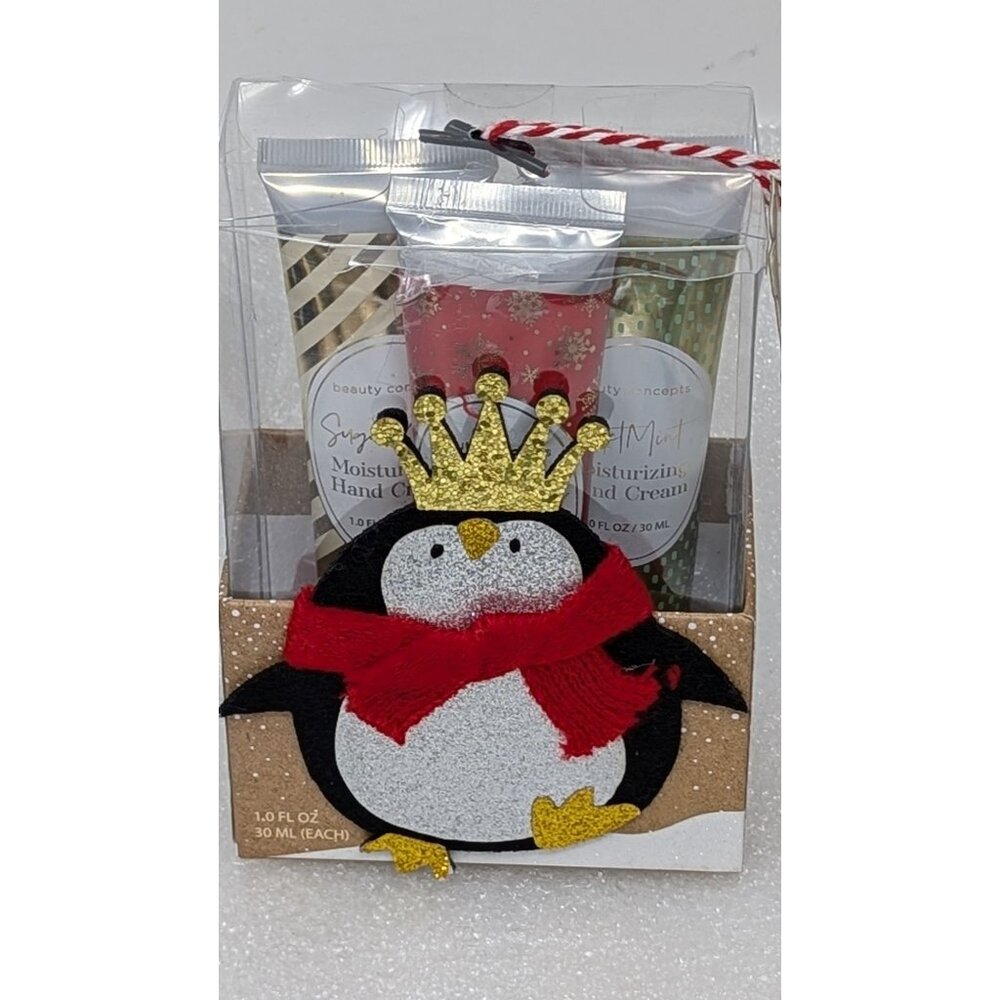 Beauty Concepts Hand Cream Gift Set Sugar Cookie Winter Berry & Sweet Mint  3 Pk